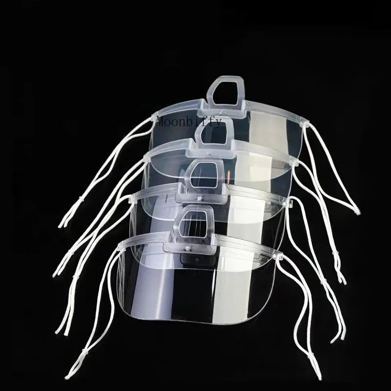 5pcs/lot Transparent Masks Permanent Anti Fog Catering Food Hotel Chef Waiter Plastic Kitchen Restaurant Masks Kitchen Tools