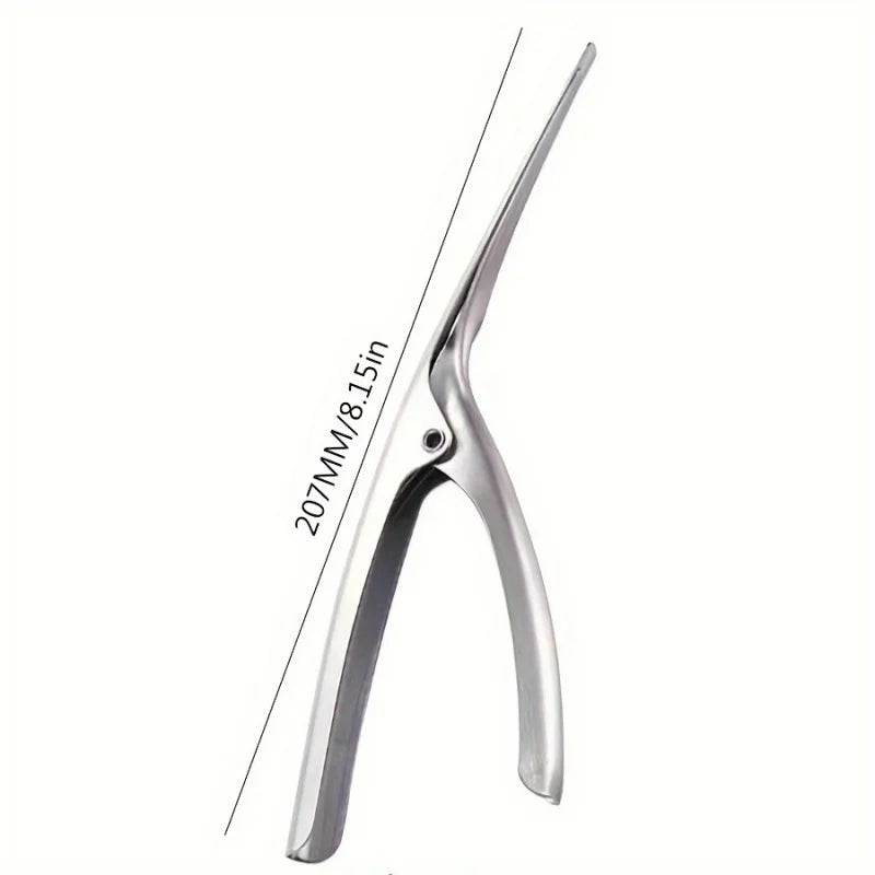 Stainless Steel Shrimp Deveined Device - Ergonomic Fishbone Design，Easy Shell Removal，Kitchen Seafood Preparation Gadget