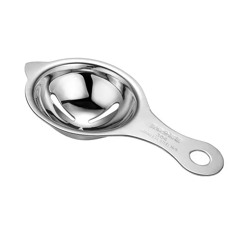 1pc Stainless Steel Egg Yolk Separator Egg White Separator Egg Divider Tool For Cooking Baking Camping BBQ Accessories Essential