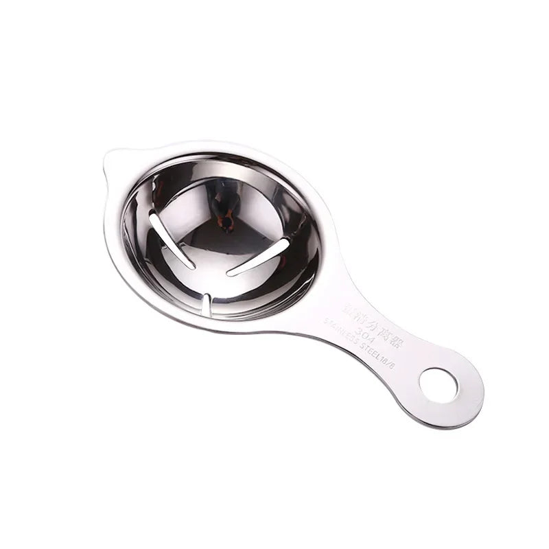 1pc Stainless Steel Egg Yolk Separator Egg White Separator Egg Divider Tool For Cooking Baking Camping BBQ Accessories Essential